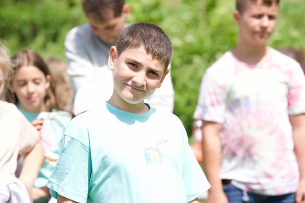 Kinder aus der Ukraine an der Kinderfreizeit von DCG Deutschland.