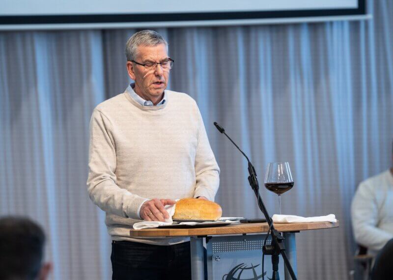 Friedhelm Bechtloff, DCG Hamburg, beim Abendmahl 2026